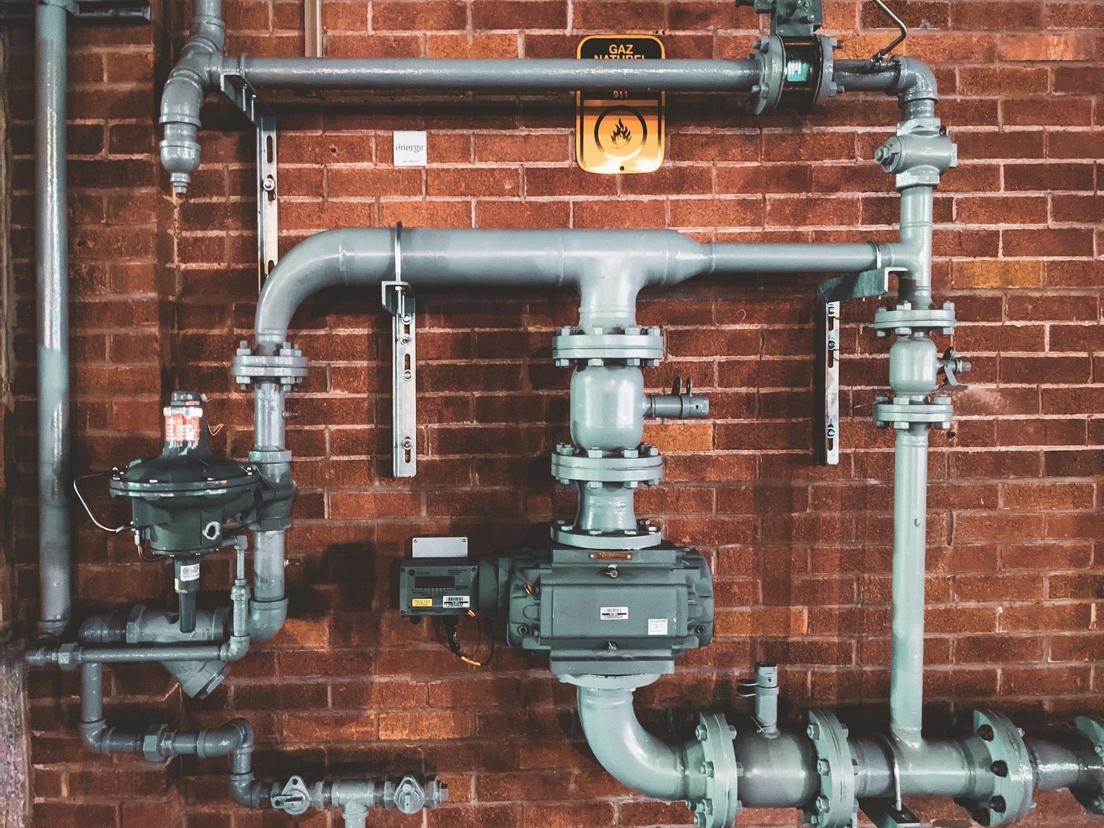 Plumber inspecting pipes for leaks